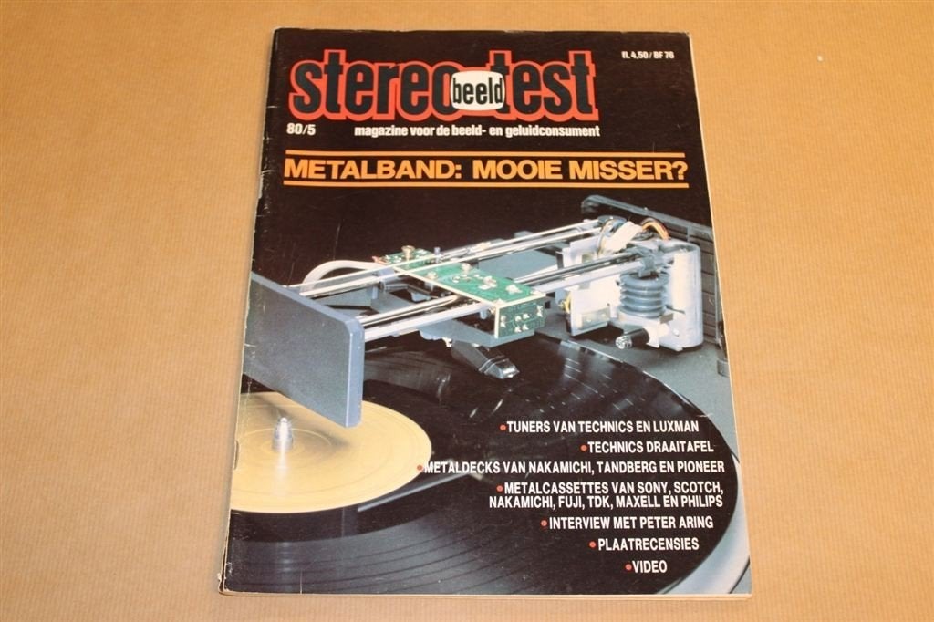 Magazine Stereotest - 1980 - Audio-apparatuur e.d., Ophalen of Verzenden, 1980 tot heden, Knipsel(s)