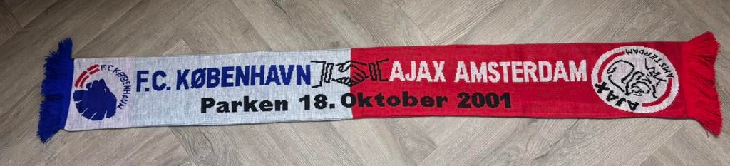 FC Kopenhagen - Ajax sjaal 18-10-2001, Ophalen of Verzenden, Ajax, Vaantje of Sjaal