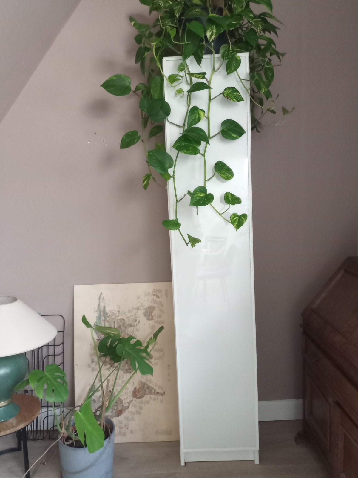 Smalle witte kast, Minder dan 50 cm, Ophalen of Verzenden, Zo goed als nieuw, 150 tot 200 cm