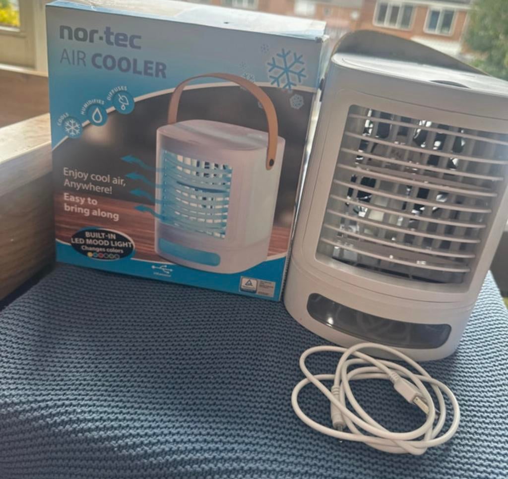 Nor-tec aircooler, Minder dan 60 m³, 3 snelheden of meer, Ophalen of Verzenden, Zo goed als nieuw