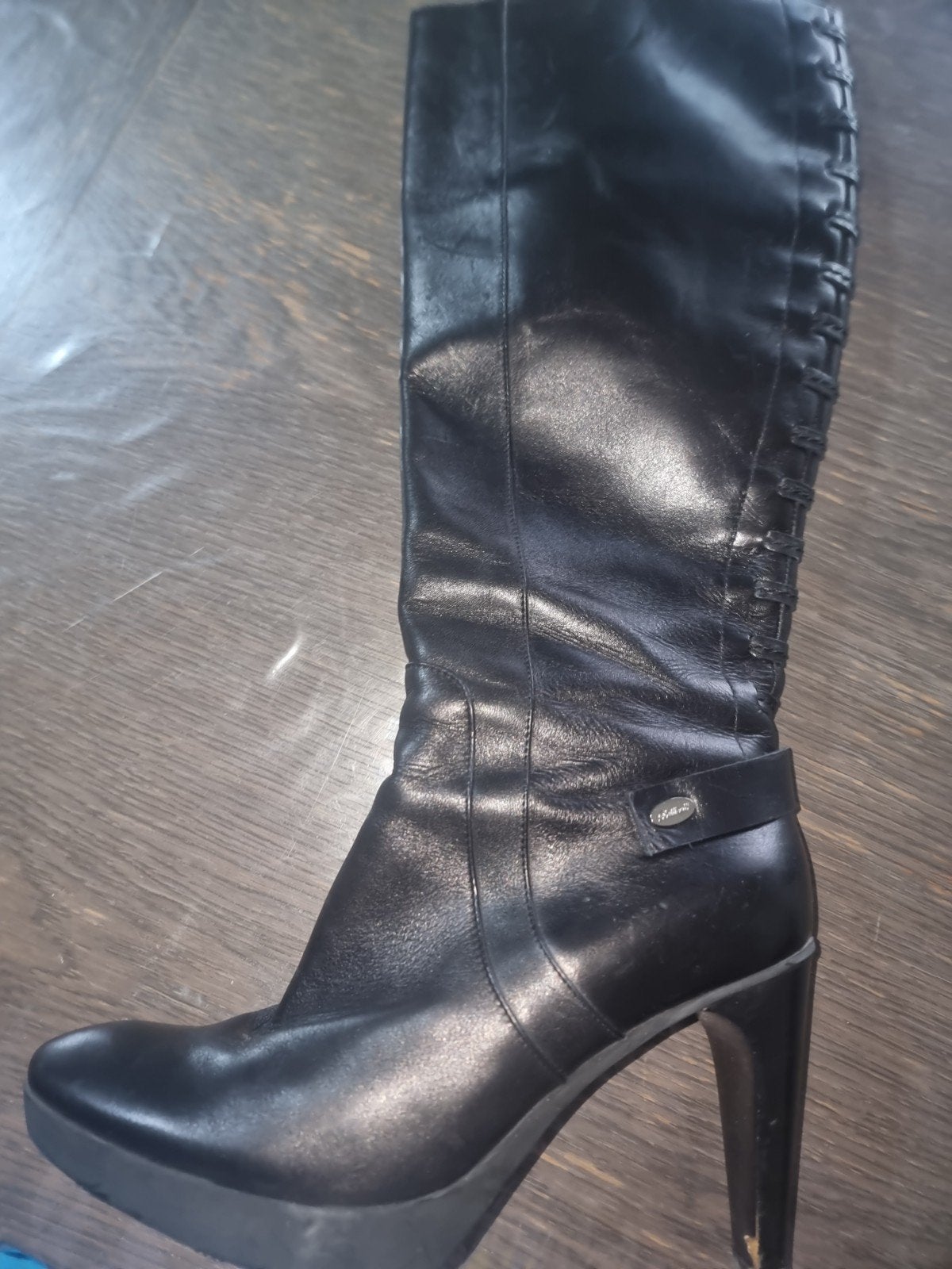 Roberto Botticelli Zwarte Plateau Laarzen Maat 39, Kleding | Dames, Schoenen, Ophalen, Hoge laarzen, Zwart, Gedragen