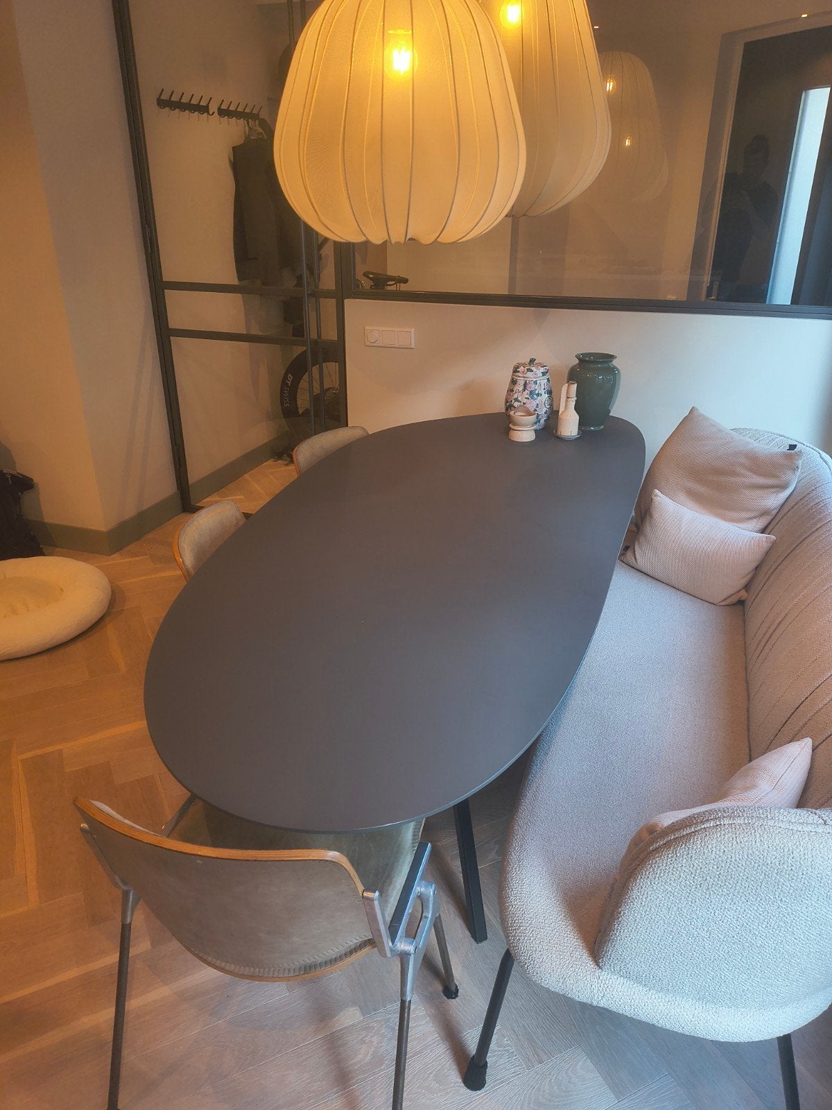 Studio Henk Eettafel Blob Fenix Verde Comodoro, Overige materialen, 100 tot 150 cm, Design, 200 cm of meer