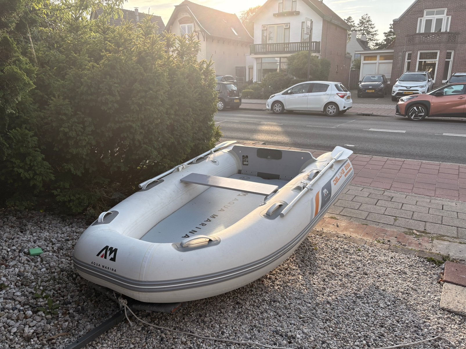 Aqua marina 2.98 u deluxe inc 10pk 2 takt, Ophalen, Zo goed als nieuw, Brandstoftank