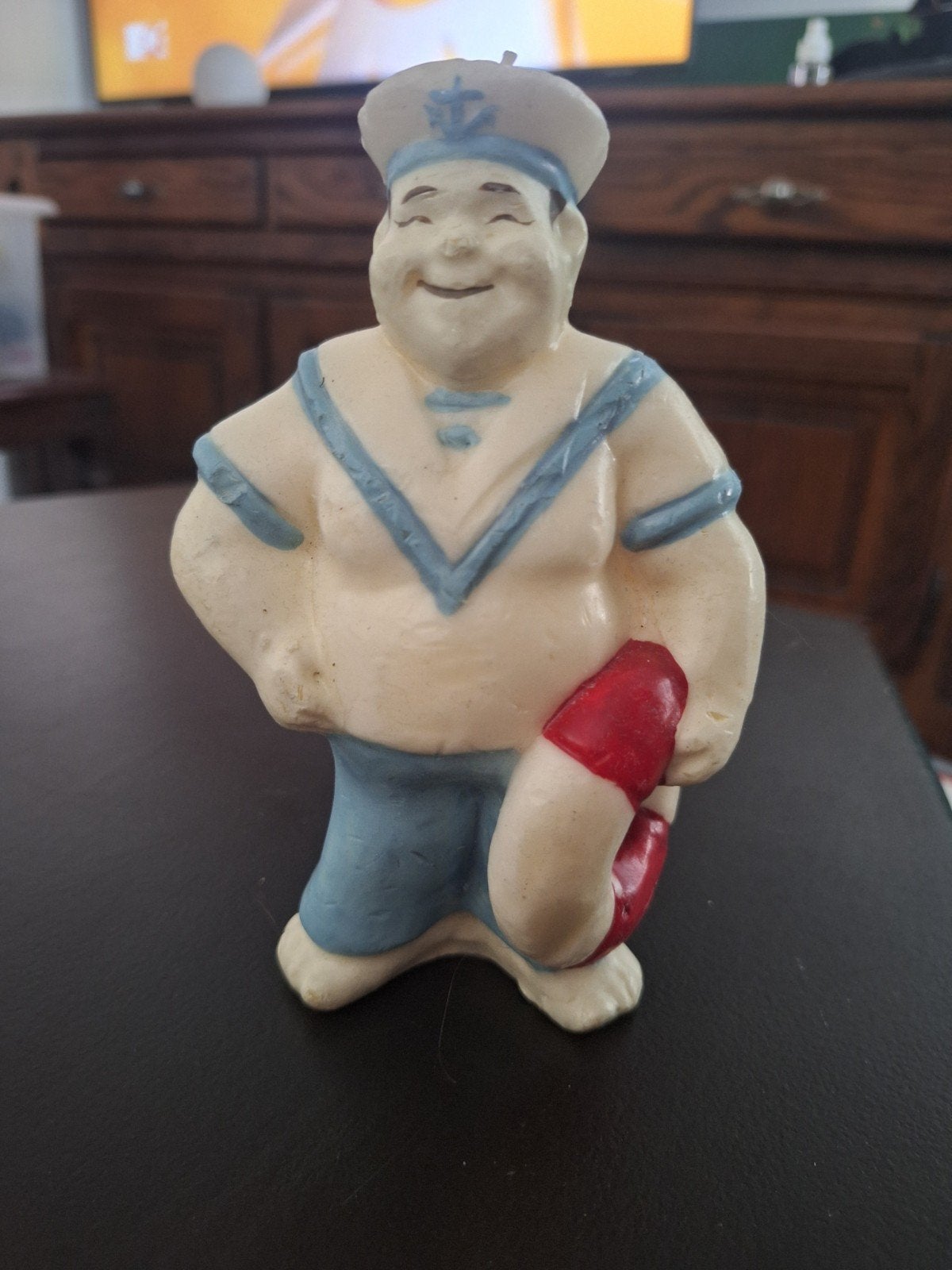 kaars matroos, Wit, Was, Ophalen of Verzenden, Zo goed als nieuw