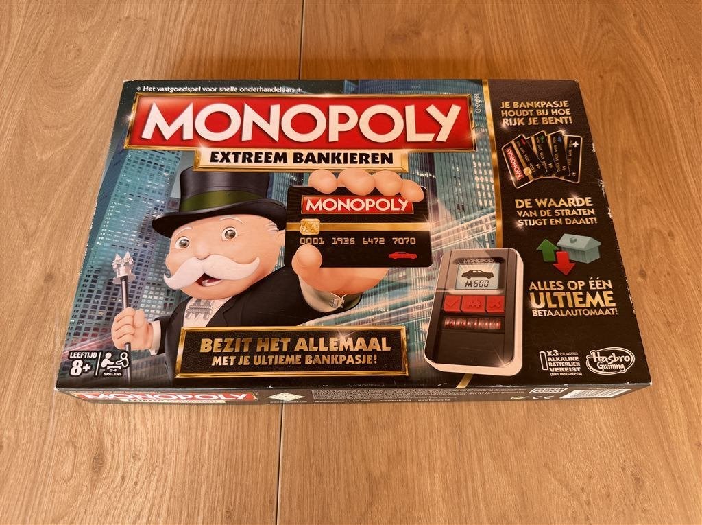 monopoly extreem bankieren - S7252, Hobby en Vrije tijd, Ophalen of Verzenden, Zo goed als nieuw