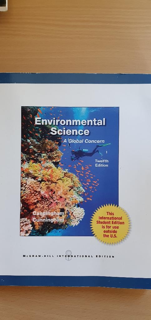 Environmental science. A global concern, Ophalen of Verzenden, Beta, Gelezen, WO