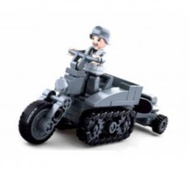 German Army Half Crawler Motorcycle