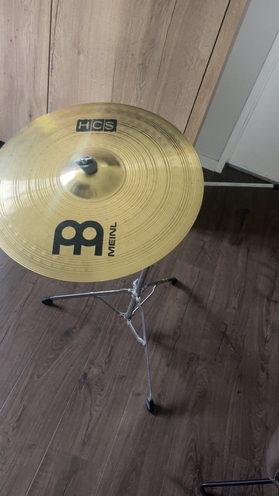 Meinl HCS 20” Ride bekken + standaard + bekkentas, Ophalen, Zo goed als nieuw