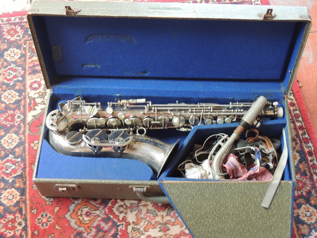 alt saxofoon, Ophalen, Gebruikt, Alt, Met koffer