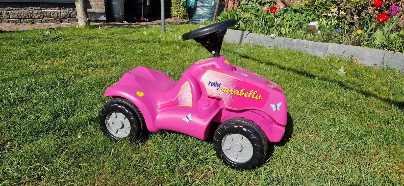 Roze loop tractor, Ophalen, Zo goed als nieuw