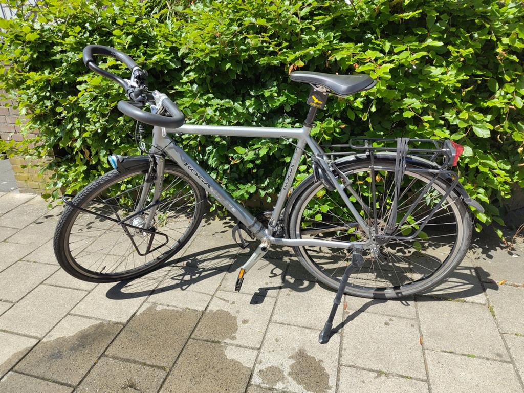 Koga Miyata Traveller 2010 Aluminium maat 57, Ophalen, 28 inch, Gebruikt, Velgrem