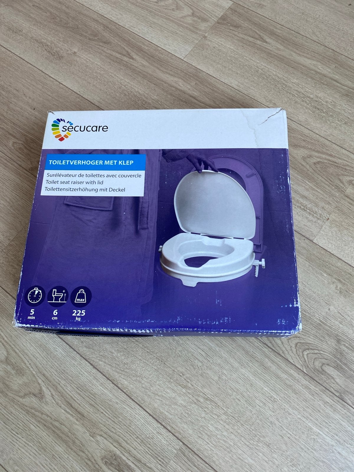 Toilet verhoging, Ophalen, Zo goed als nieuw