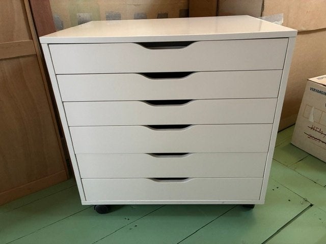 IKEA ladekast 'Alex', op wielen, i.g.st, Ophalen, Gebruikt, 5 laden of meer, Overige materialen