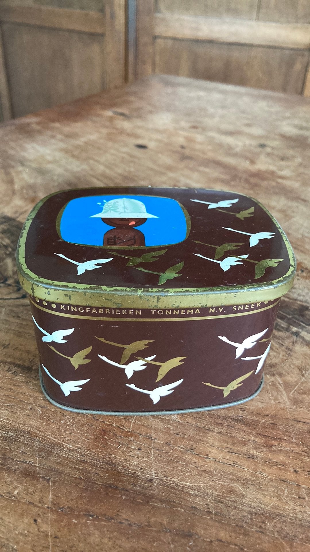 vintage Rocco’s blikje van Kingfabrieken Tonnema N.V. Sneek, Ophalen of Verzenden, Zo goed als nieuw, Overige