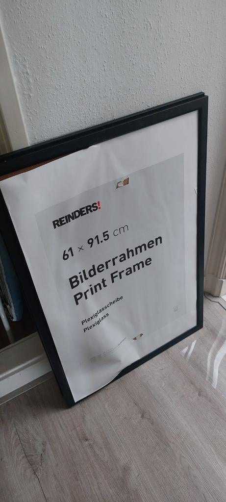 2x fotolijst groot 61 x 91,5 cm, Ophalen, Hout, 50 tot 75 cm, 75 cm of meer