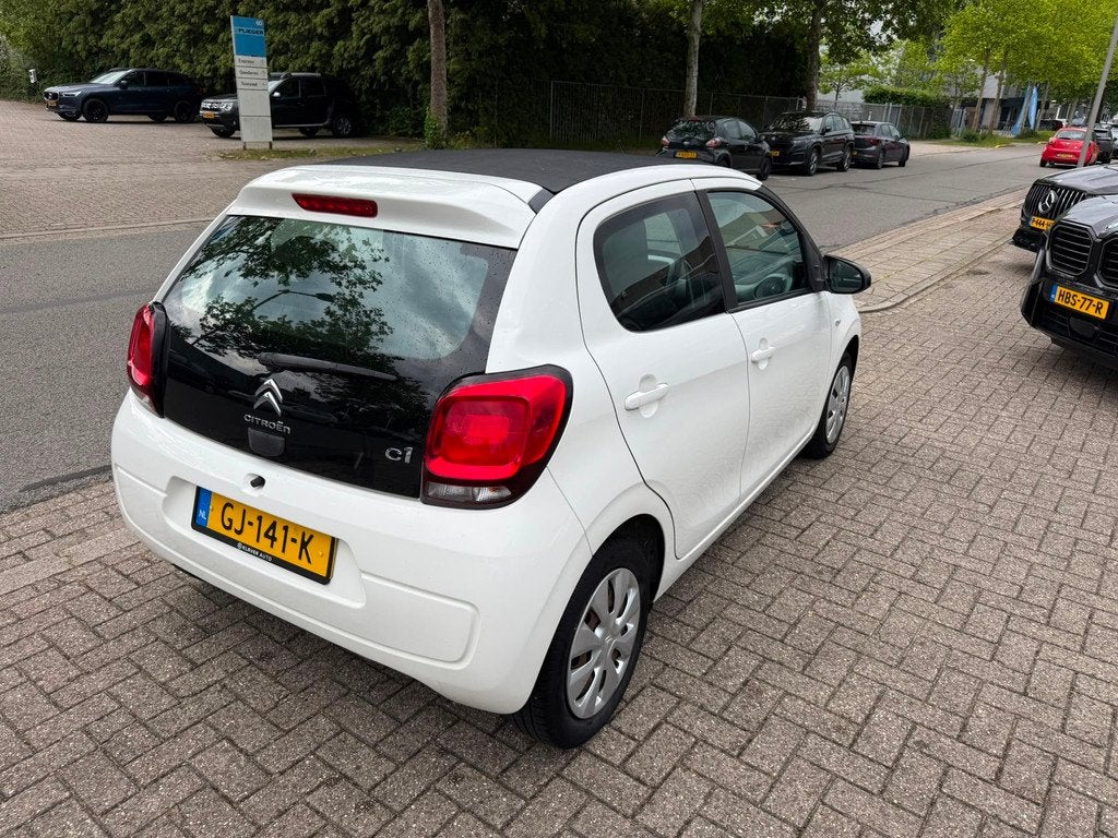 Citroen C1 1.0 e-VTi Airscape Feel, NAP, Airco Dealer auto, Stof, Gebruikt, Euro 6, 4 stoelen