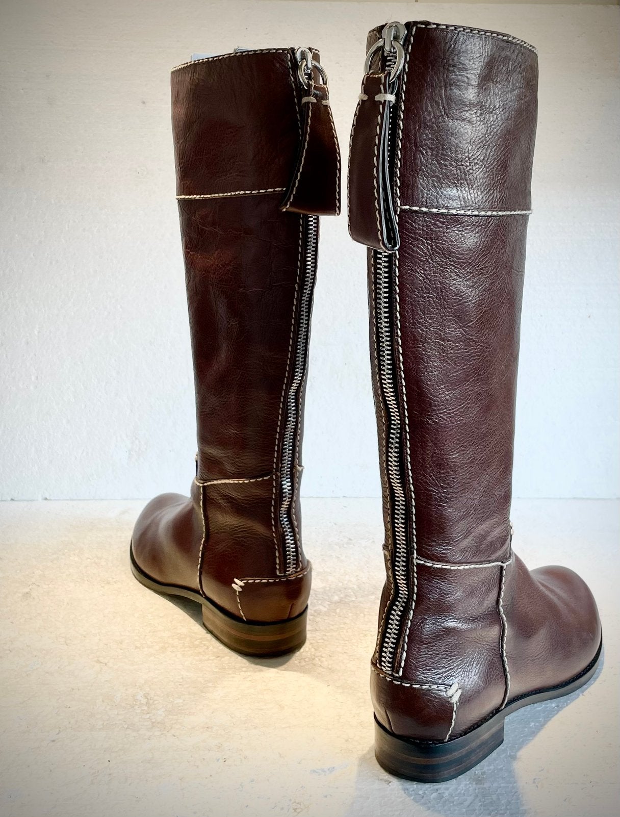 Chloé design chique kwaliteit dames laarzen bruin 38,5, Ophalen of Verzenden