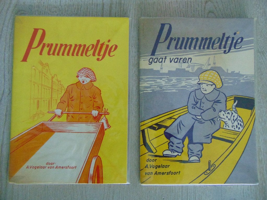 Prummeltje + Prummeltje gaat varen - 2x boek A. Vogelaar, Boeken, Gelezen, Fictie algemeen, Ophalen of Verzenden, A. Vogelaar-van Amersfoort