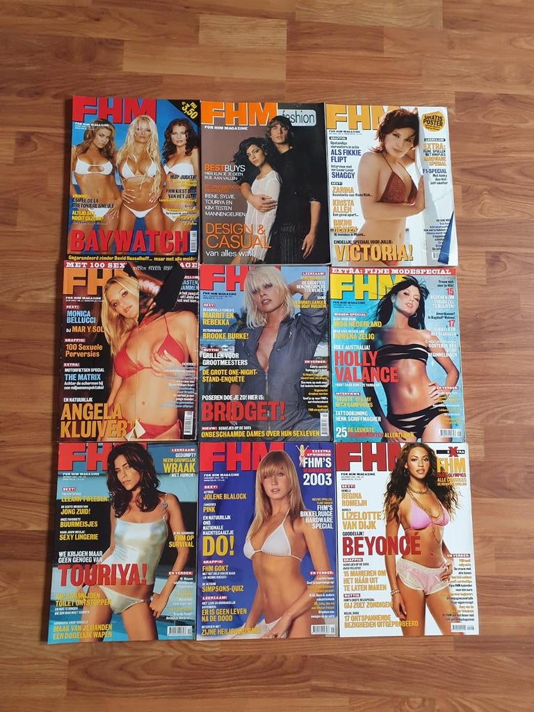 FHM maart 2003 tm oktober 2007 (46 stuks) + extra's, Ophalen of Verzenden, Gelezen, Glossy