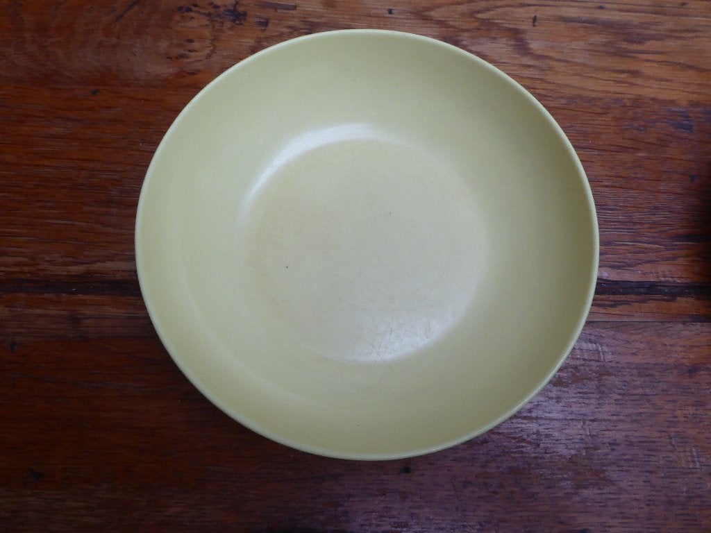 6 vintage melamine bordjes + 2schaaltjes, Elysee, Ophalen of Verzenden