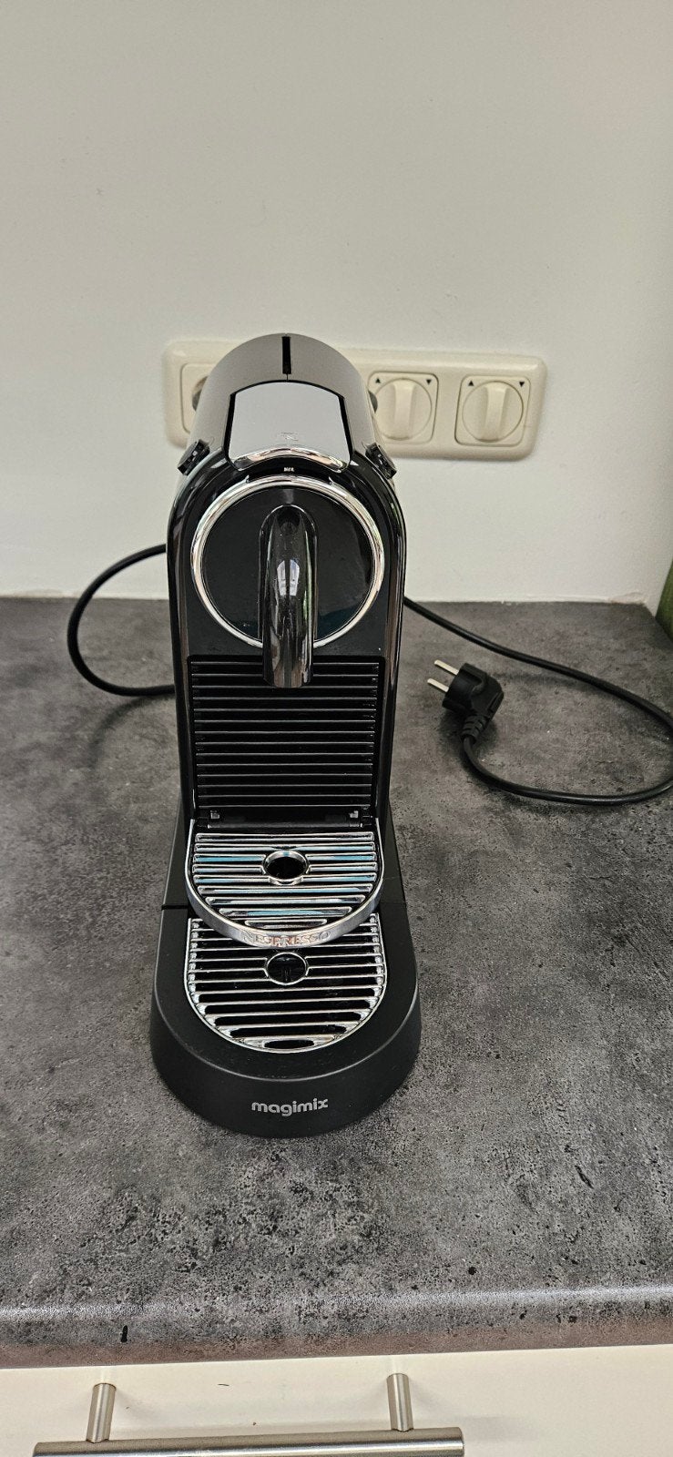 magimix Nespresso citiz Koffiemachine Zwart, Espresso apparaat, Ophalen of Verzenden, Zo goed als nieuw, 1 kopje
