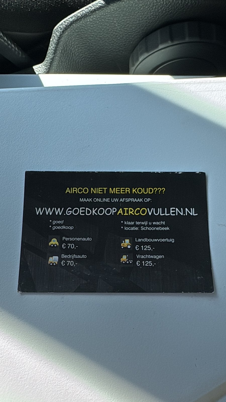 Goedkoop auto airco laten vullen r134a, Ophalen, Zo goed als nieuw