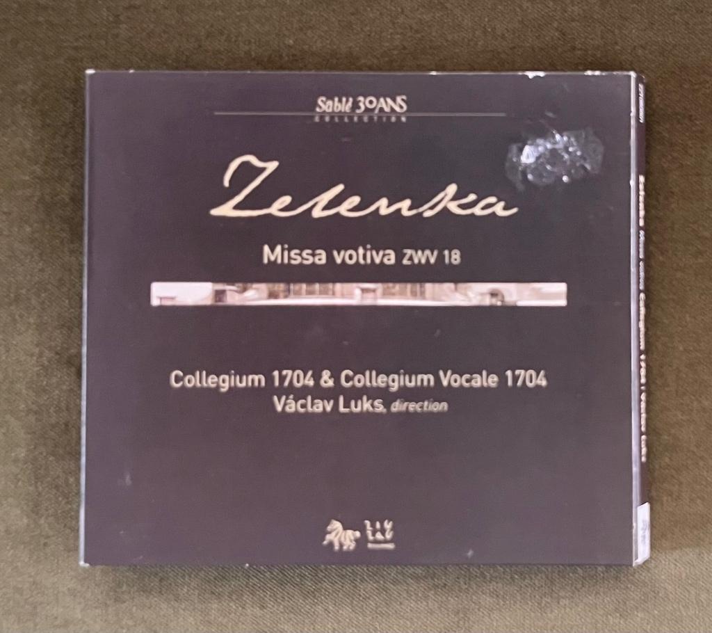 Zelenka: Missa Votiva - Vaclav Luks, Cd's en Dvd's, Cd's | Klassiek, Ophalen of Verzenden, Barok, Zo goed als nieuw, Vocaal