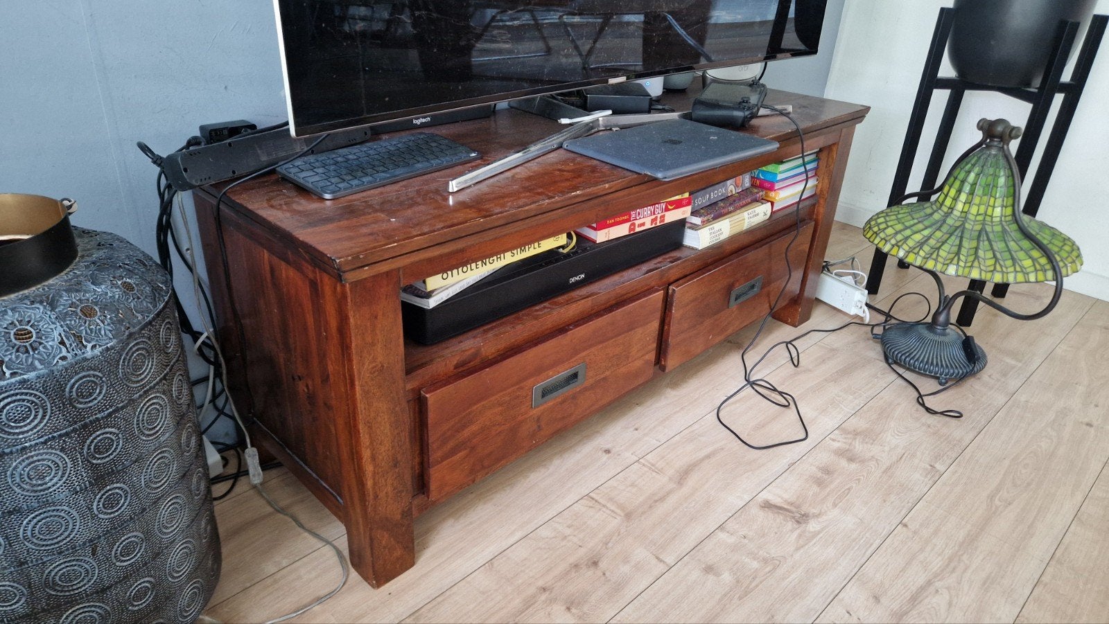 TV meubel Hendricks en Hazel - zelfde collectie, Gebruikt, 100 tot 150 cm, Ophalen of Verzenden, Minder dan 100 cm