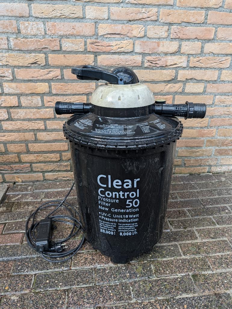 Velda Clear Control 50 Drukfilter, Ophalen of Verzenden, Gebruikt, Vijverfilter