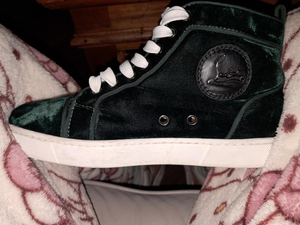 Christian Louboutin Rantus Orlato maat 36.5 sneakers, Ophalen, Louboutin, Groen, Sneakers of Gympen