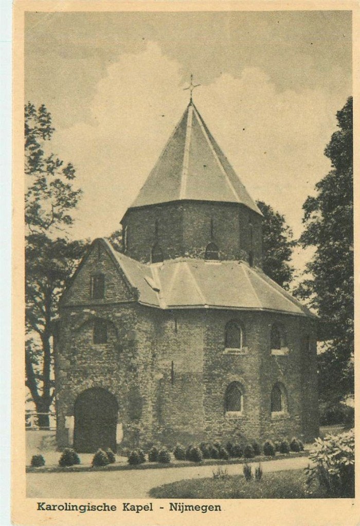701-385-013 Nijmegen Karolingische Kapel, Verzamelen, Ansichtkaarten | Nederland, Verzenden, Voor 1920, Gelderland