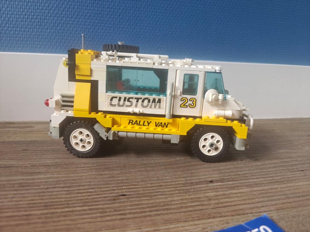 Lego 5550 Rally Van - Model Team (kentekensticker mist), Gebruikt, Overige thema's, Lego, Ophalen of Verzenden
