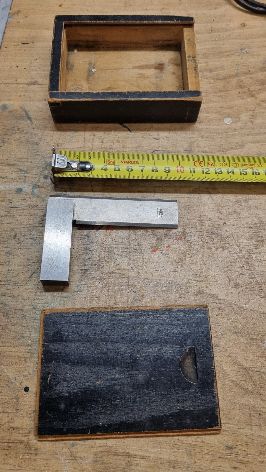 Vintage MASSI instrumentmakers winkelhaak 90, Antiek en Kunst, Ophalen of Verzenden