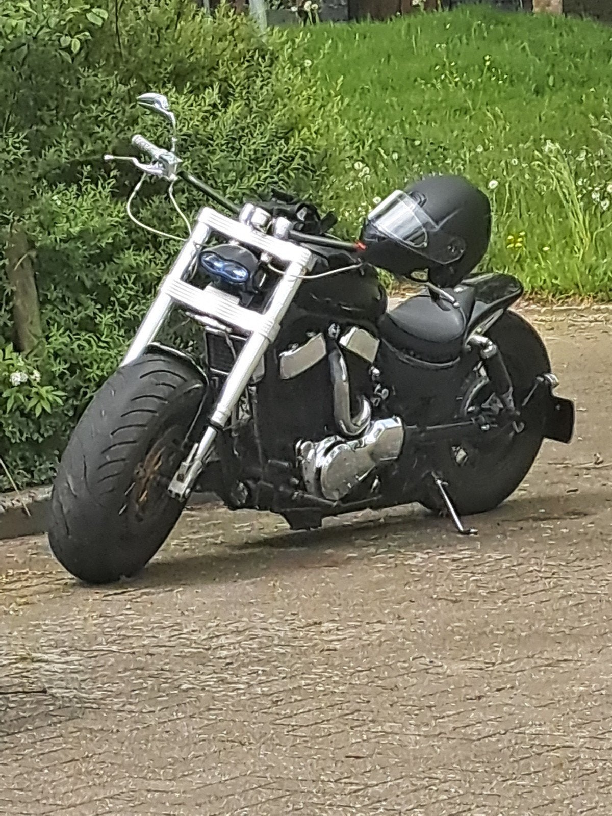Suzuki Intruder 1400 custom, 2 cilinders, Chopper, Gebruikt, 1400 cc