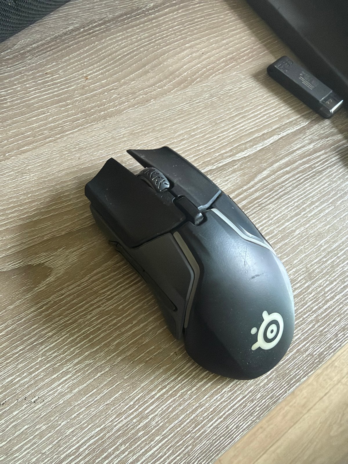 SteelSeries Rival 650 Draadloze Gaming Muis, Computers en Software, Ophalen, Rechtshandig, Muis, Gebruikt