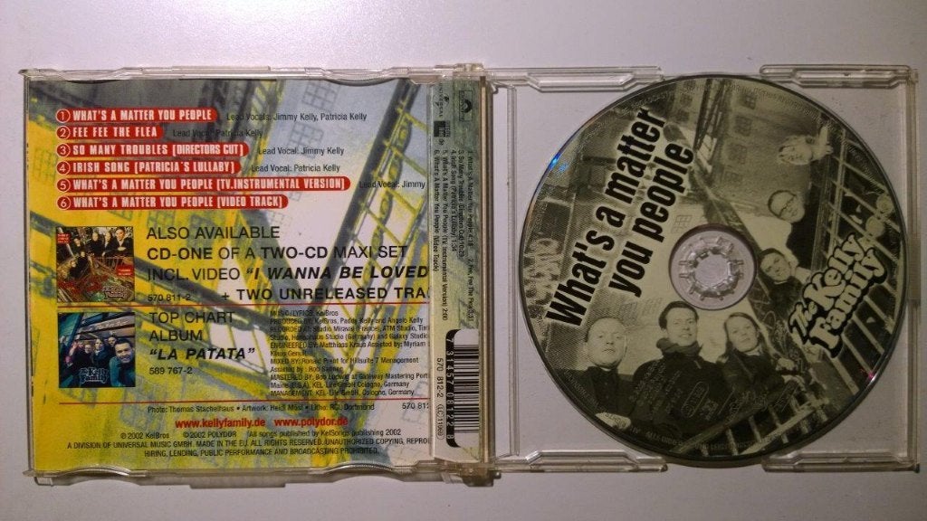 The Kelly Family - What's A Matter You People 2 CD Maxi Set, Cd's en Dvd's, Cd Singles, Ophalen of Verzenden, Zo goed als nieuw