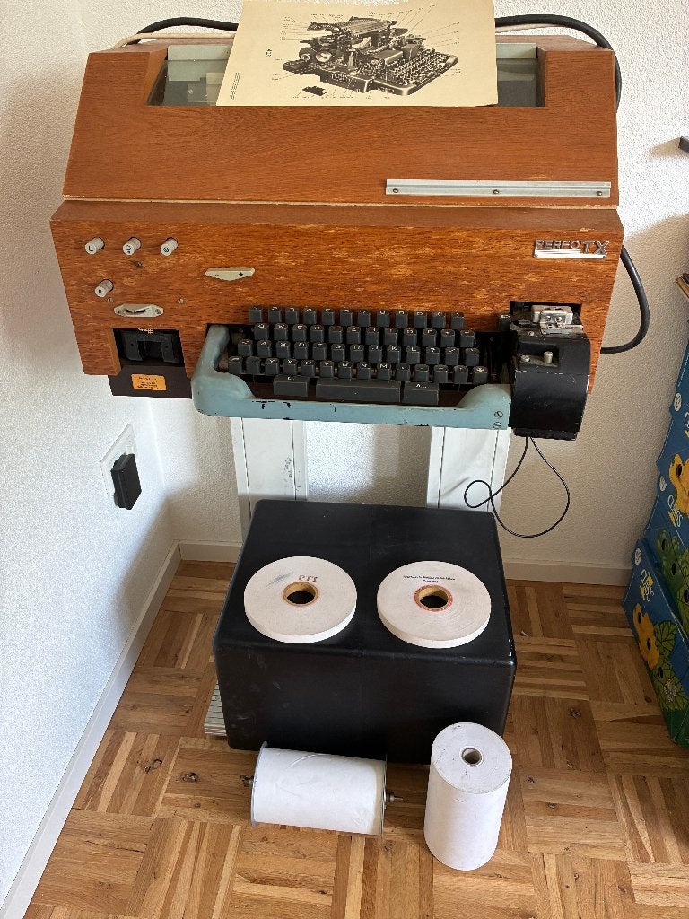 Telex Perfo TX, Ophalen