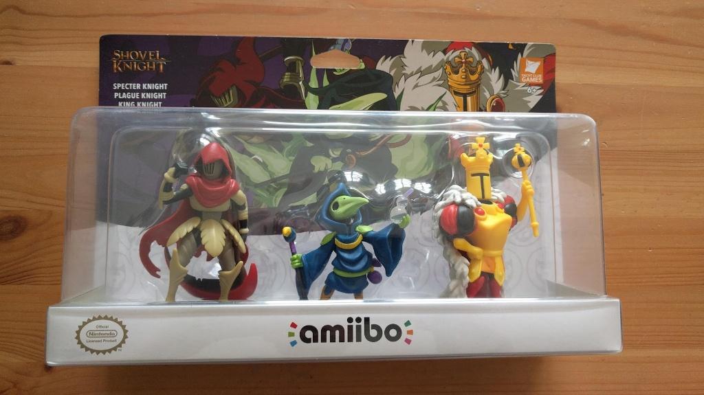 amiibo Shovel Knight 3-Pack Specter Plague King - Sealed!, Ophalen, Nieuw
