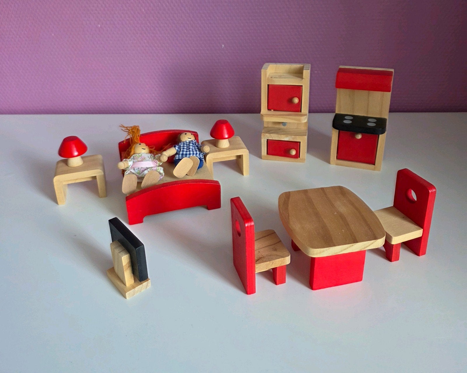 Poppenhuis accessoires, Ophalen of Verzenden, Zo goed als nieuw, Poppenhuis