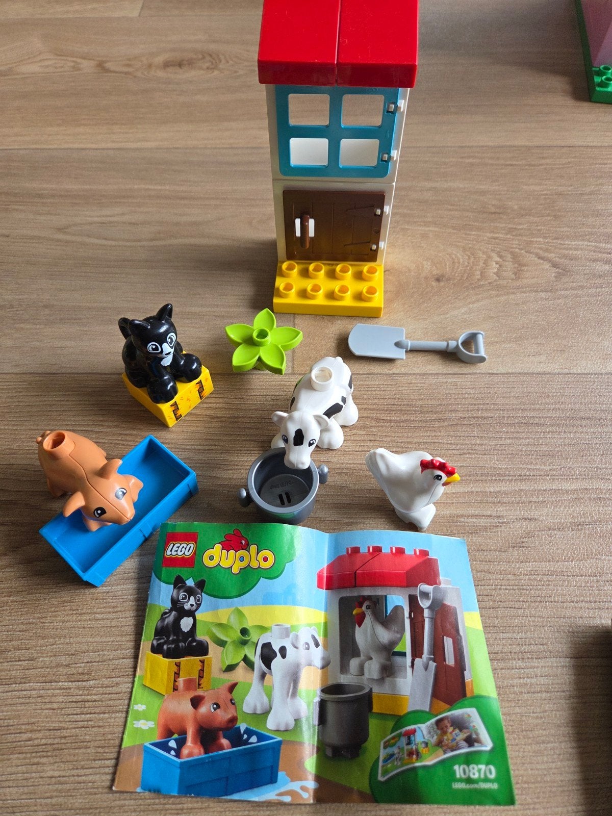 Lego duplo boerderijdieren 10870, Ophalen of Verzenden, Zo goed als nieuw, Duplo