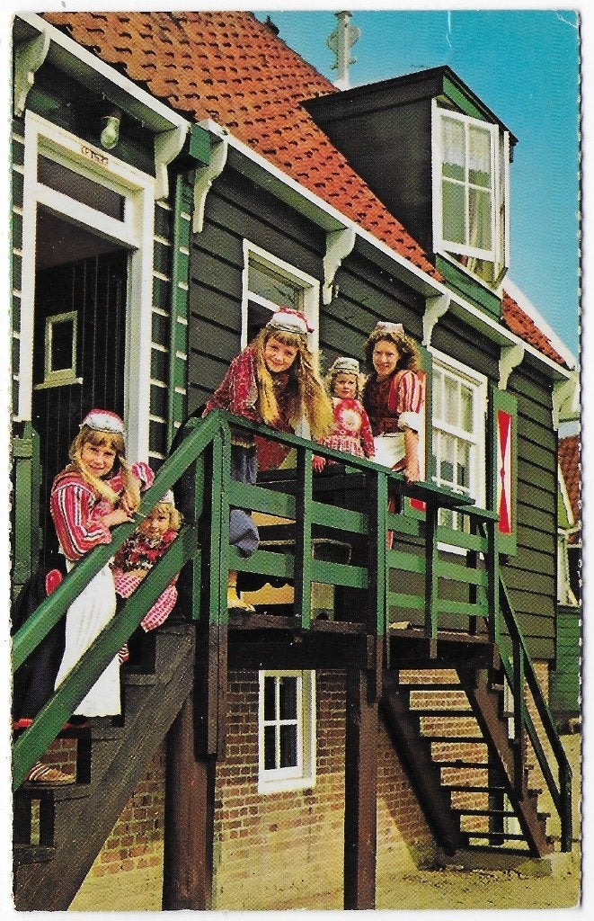 Marken gelopen Ansichtkaart ( B2653 ), Ophalen of Verzenden, 1980 tot heden, Gelopen, Noord-Holland