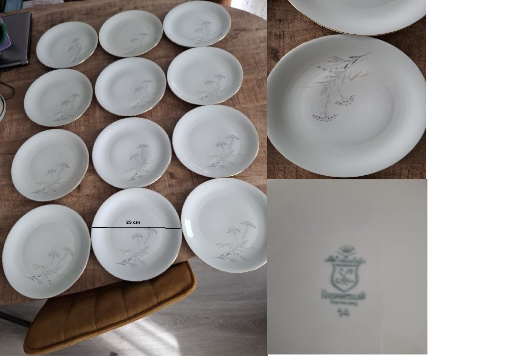Vintage Rheinpfalz Hartportzellan Servies te koop, Ophalen