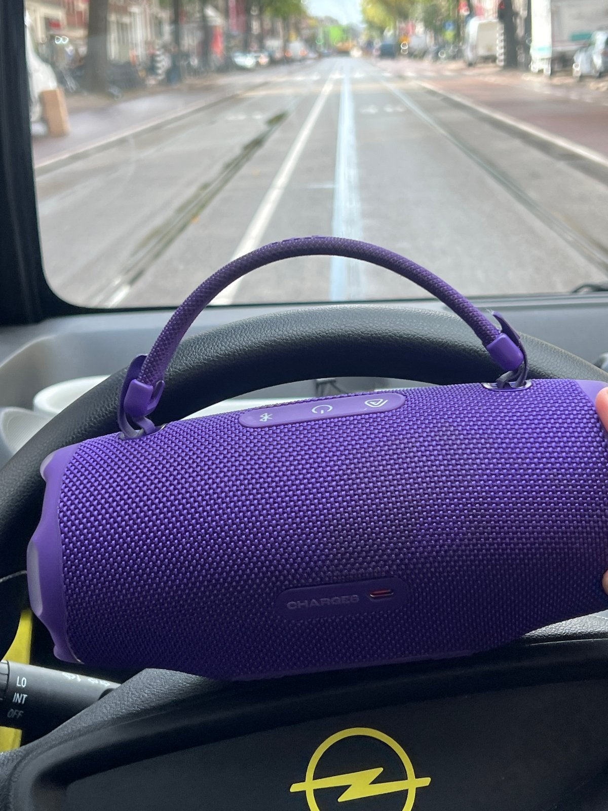 JBL Charge 5 Draagbare Bluetooth Speaker Paars, Audio, Tv en Foto, Ophalen, JBL, Zo goed als nieuw, Draagbare speaker