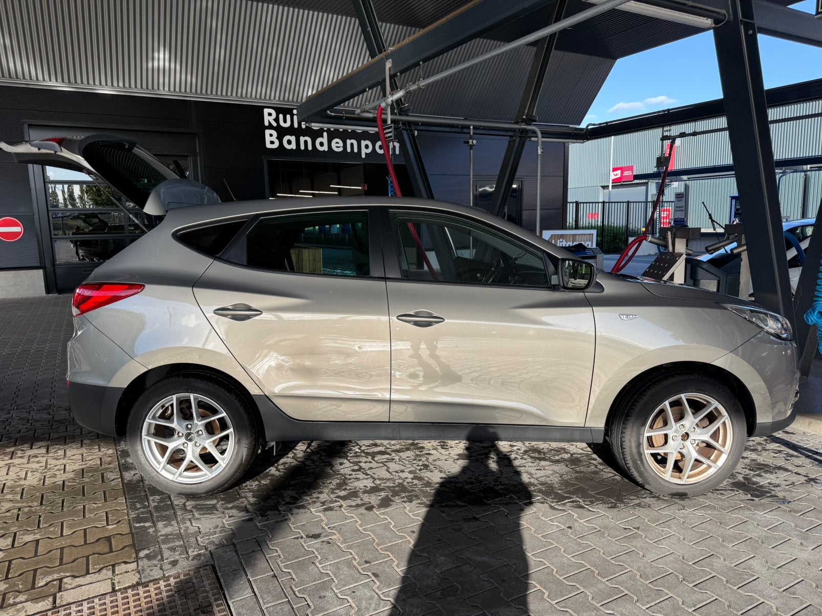 Hyundai iX35 2.0i Cvvt 163pk 2010 Grijs, Auto's, 1998 cc, 4 cilinders, 163 pk, 75 €/maand