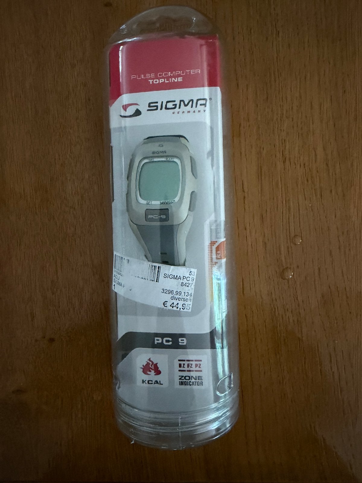 Sigma PC 9 Pulse Computer Topline sporthorloge, Ophalen of Verzenden, Nieuw, Sigma, Met borstriem