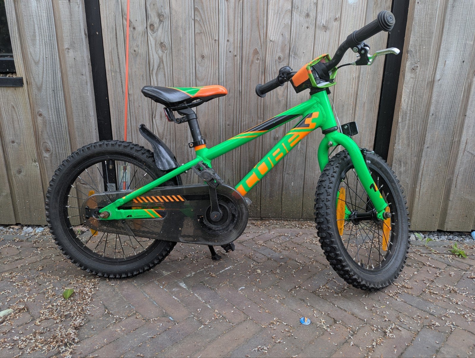 Cube Race 160 felgroene kinderfiets 16", Ophalen, Terugtraprem, 16 tot 20 inch, Zo goed als nieuw