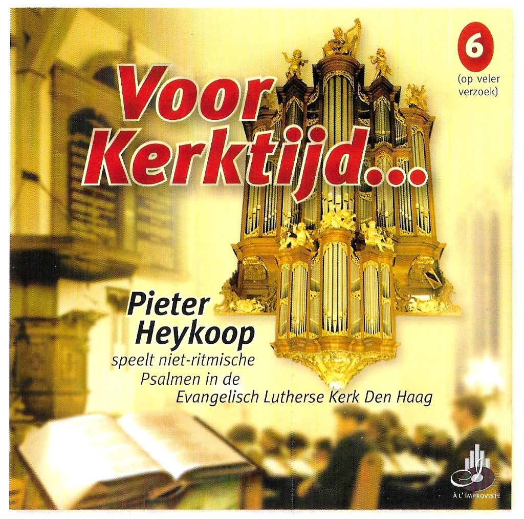 PIETER HEYKOOP / ORGEL - VOOR KERKTIJD (6)., Ophalen of Verzenden, Zo goed als nieuw, Koren of Klassiek