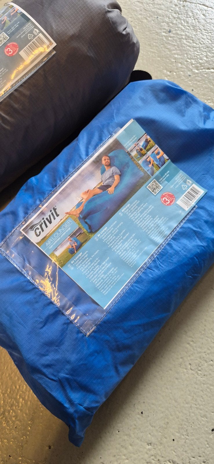 Crivit Air Lounger - Comfortabele en draagbare luchtbank, Ophalen
