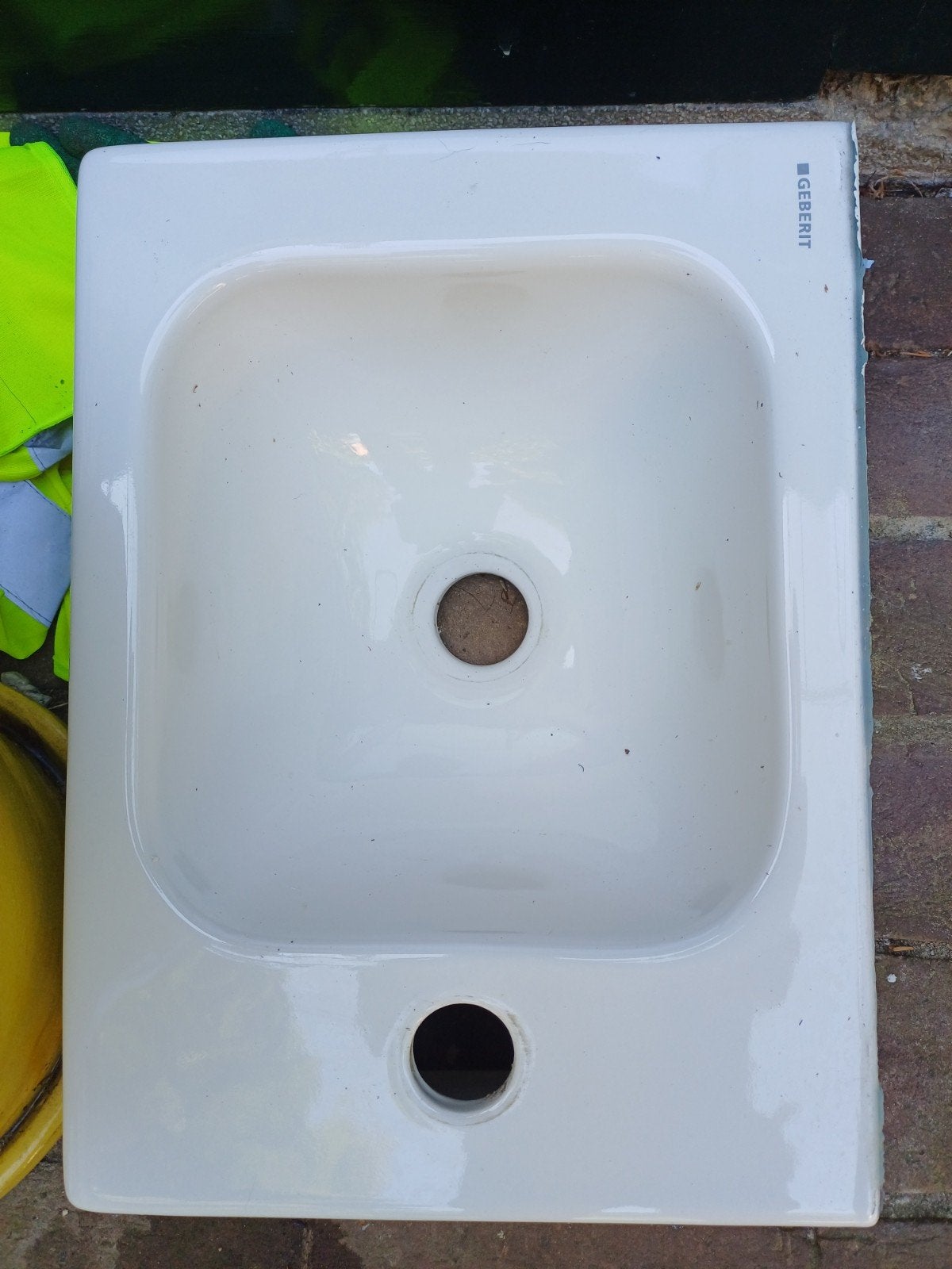 wasbakje toilet, Ophalen, Toilet