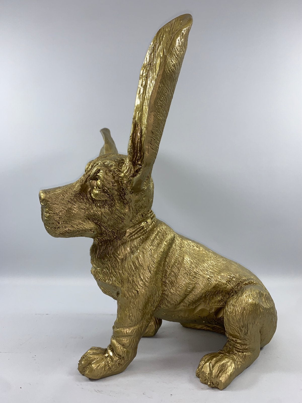 Hond grote oren - Decoratie - Shabella-deco, Shabella, Nieuw, Ophalen of Verzenden, Goud